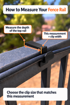 fence clip measurement instructions