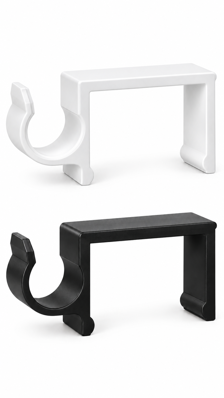 Rope Light Clips for Fences and Rails, No-Drill