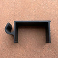 No-drill fence clip shown from above — Groovy Lanterns